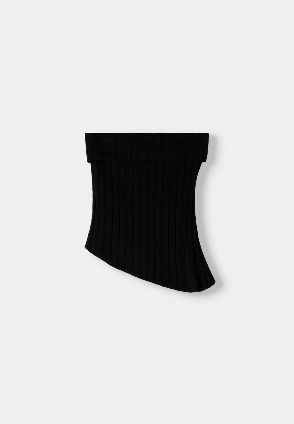 

Топ SIDE VENT BANDEAU Bershka, черный