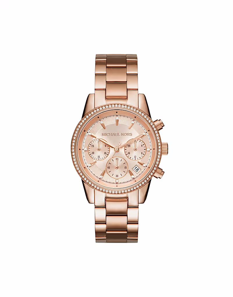 

Женские часы Michael Kors Bryant с хронографом из стали цвета розового золота