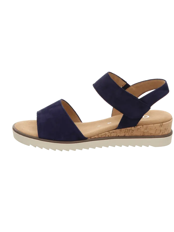 Сандалии на плоской подошве Gabor Comfort Sandaletten Bequem Abs Bis 40, цвет bluette kork — фото 2