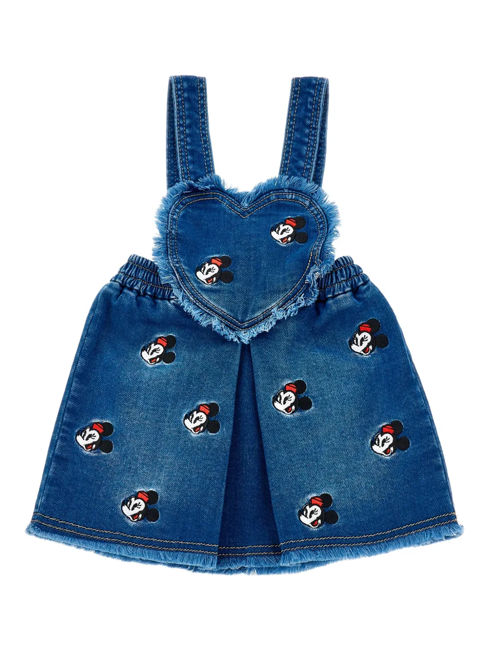 

Комбинезон с вышивкой Minnie Mouse из коллаборации с Disney Monnalisa, синий