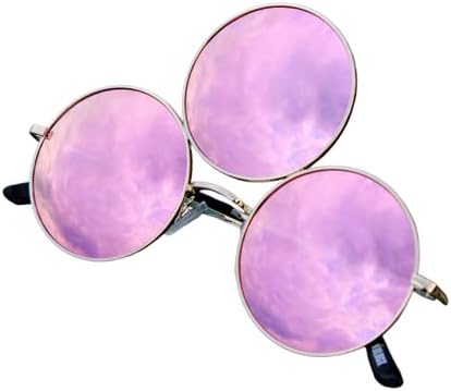 

Солнцезащитные очки «Третий глаз» с поляризацией и защитой от УФ-излучения UV400, унисекс, в стиле Принса и Иллюминати, идеально подходят для рейвов, фестивалей, концертов и косплея NULOGX, Pink