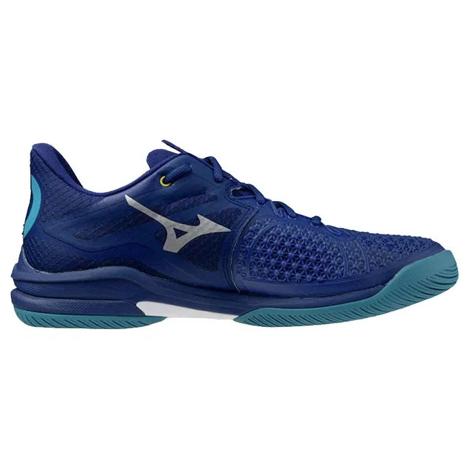 Унисекс теннисные кроссовки «Wave Exceed Tour 6 AC» от Mizuno, Blue X White (15) — фото 2