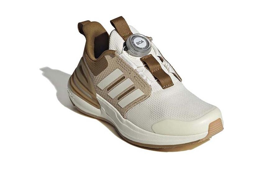 Кроссовки детские Rapidasport BOA GS Low-top Light Khaki Adidas, хаки — фото 3