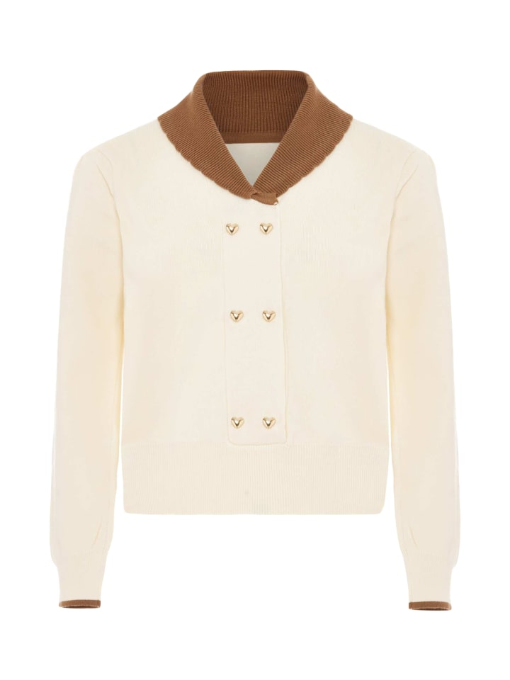 

Женский кардиган бежевого цвета faina