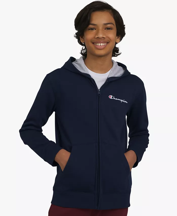 

Толстовка с капюшоном и большими карманами-кенгуру для подростков Champion, синий