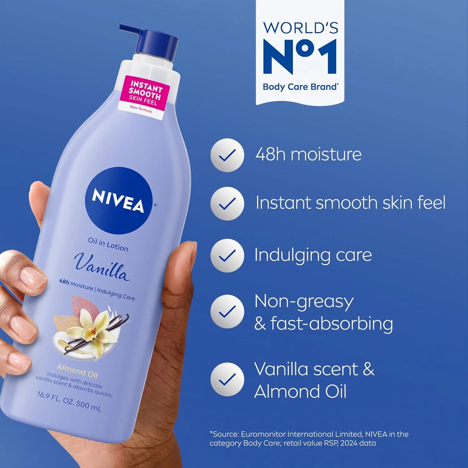 Лосьон для тела «Vanilla and Almond Oil» от Nivea Nivea — фото 3