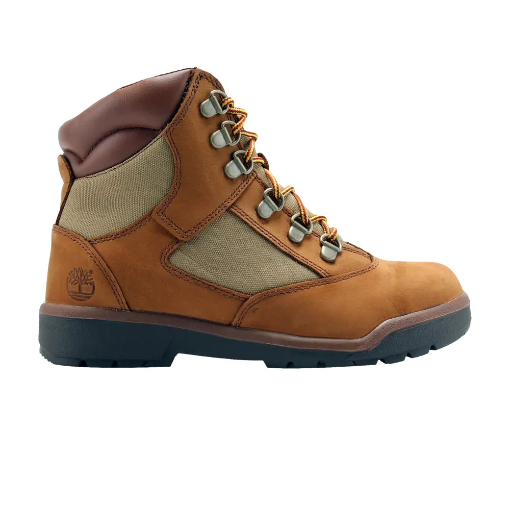 Ботинки подростковые Timberland 6 Inch Field, коричневый / серый