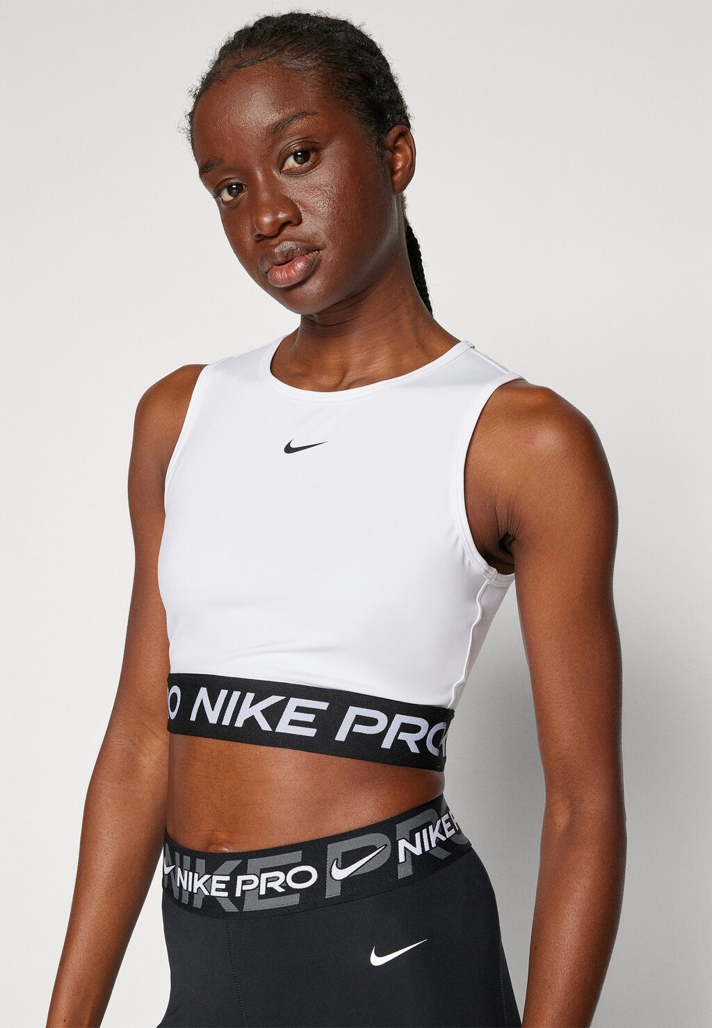 

Топ PRO CROP TANK Nike, белый