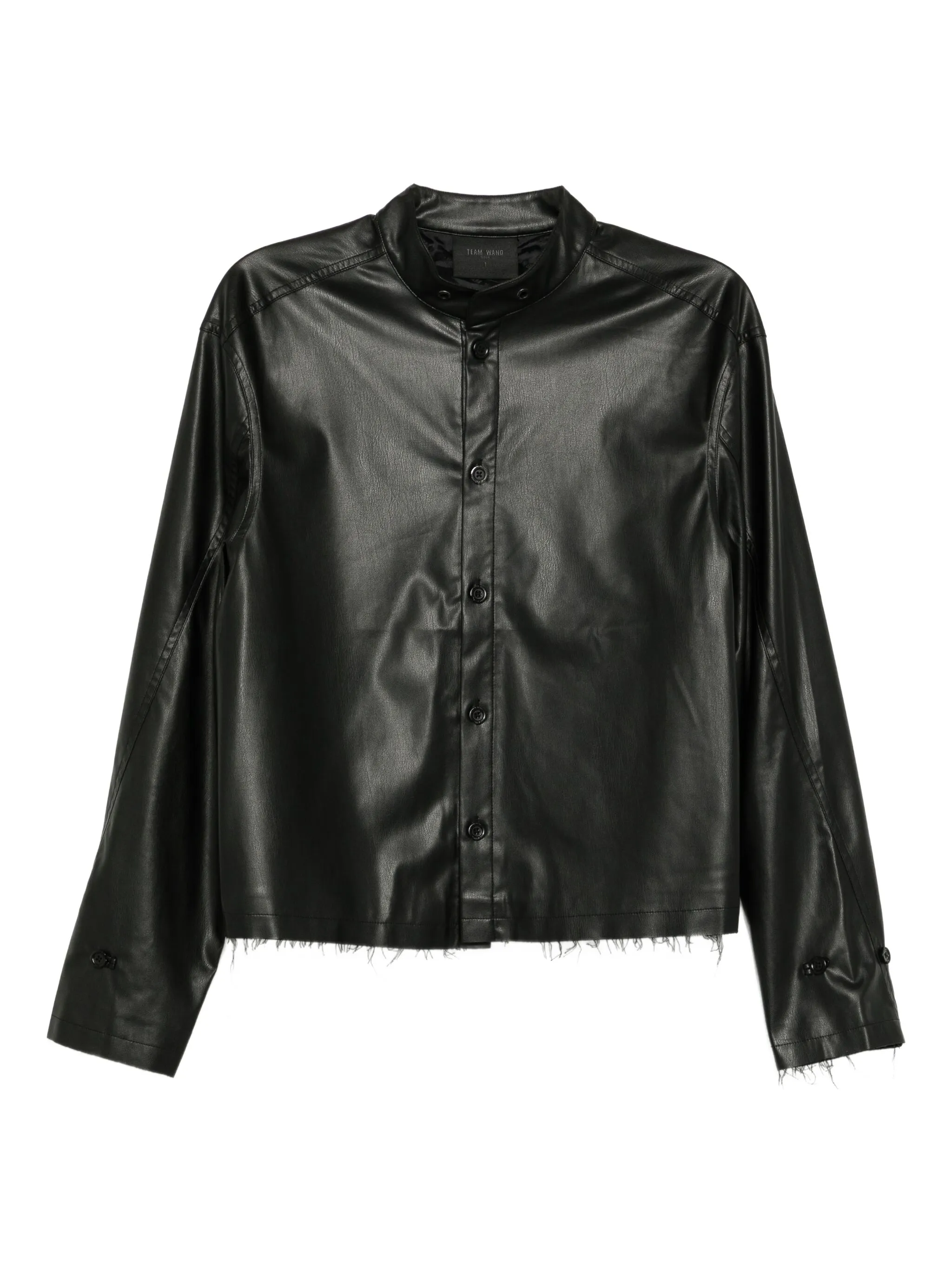 

Рубашка с необработанными краями Team Wang Design, черный