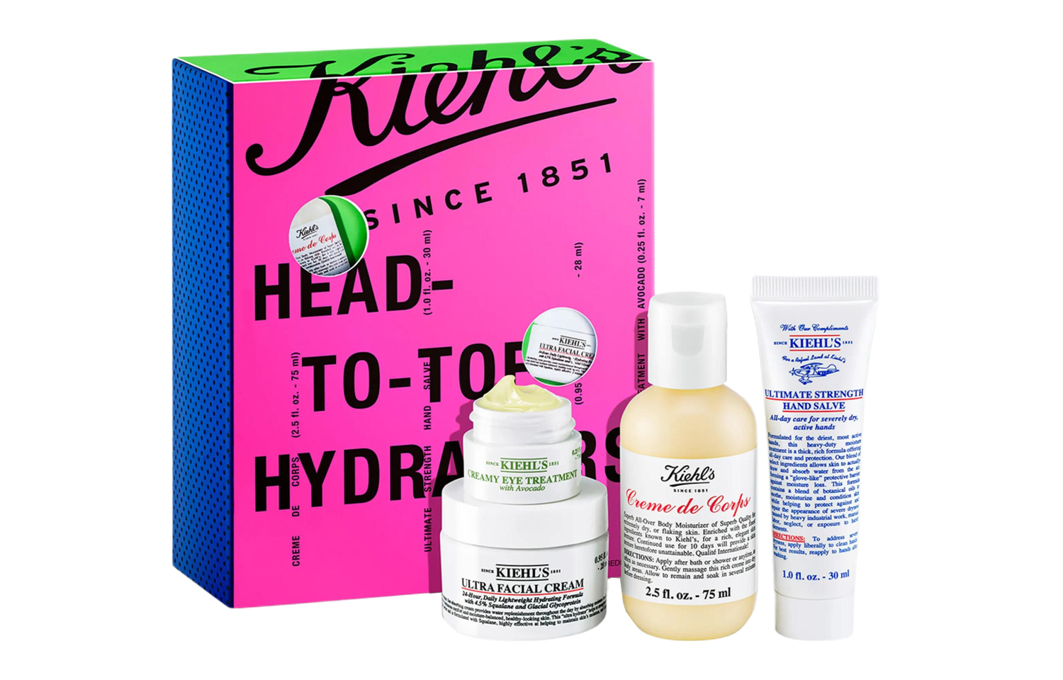 

Набор пробников увлажняющего восстанавливающего крема keyanshi - увлажнение, осветление и питание, комплект из 4 предметов Kiehl's