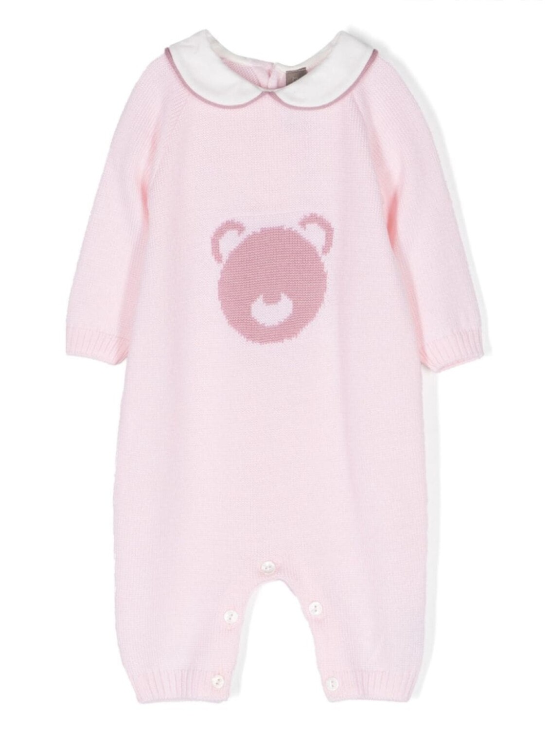 

Little Bear ромпер из вирджинской шерсти с узором, розовый