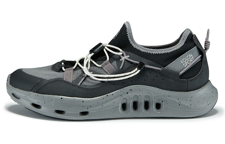 

Кроссовки для походов Travel Series унисекс с низким верхом серые/черные Kolon Sport