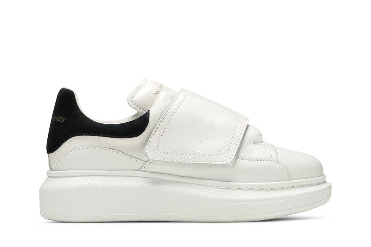 

Кроссовки Alexander McQueen Oversized Grip-Strap Sneaker Kids, White Black