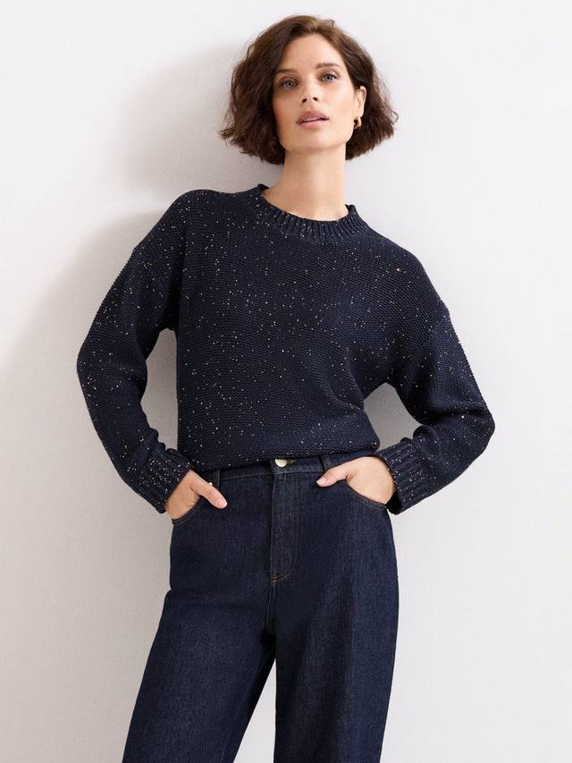 

Свитер Amelie с пайетками Phase Eight, Navy