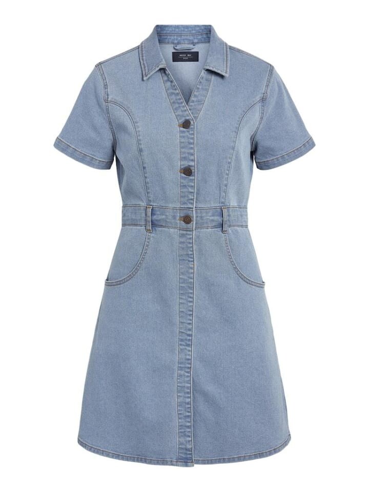 

Платье до колена Noisy may Kleid, цвет Light Blue Denim
