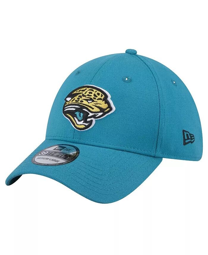 

Мужская кепка Teal Jacksonville Jaguars Throwback Logo Standard 39THIRTY Flex New Era