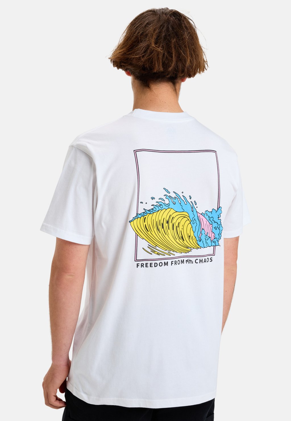 

Футболка с принтом WATER CONNECTION - SHORT-SLEEVE SCREEN Quiksilver, кремовый