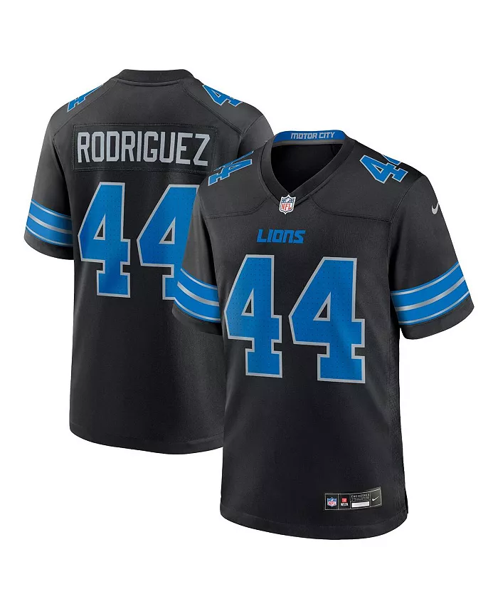 

Мужская игровая футболка Malcolm Rodriguez Detroit Lions Nike, черный