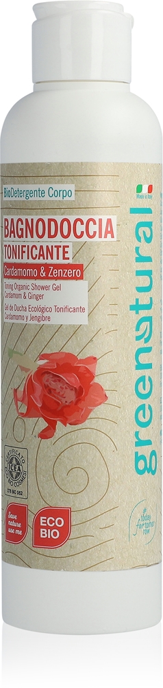 

Тонизирующий гель для душа с кардамоном и имбирем Greenatural, 250 мл
