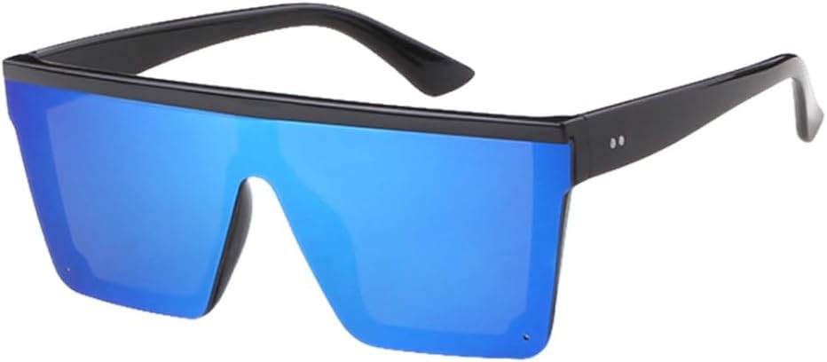 

Женские солнцезащитные очки-козырьки Fashion Visor Square Sunglasses 2026, роскошные солнцезащитные очки-щитки большого размера для мужчин, очки-маска, C5, один размер MTZJH, One Color