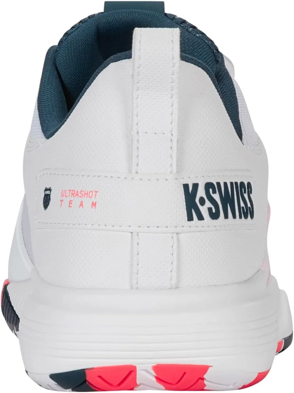Кроссовки теннисные K-Swiss Ultrashot Team, белый/Stargazer/Neon Blaze — фото 4
