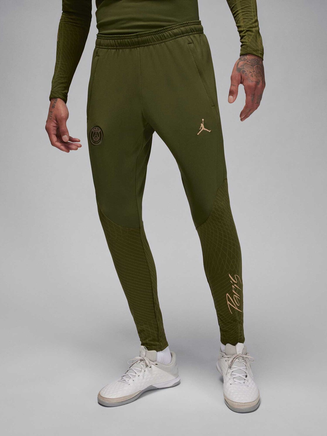 

Спортивные брюки Jordan PSG M NK DF STRK PANT KPZ 4TH, зеленый