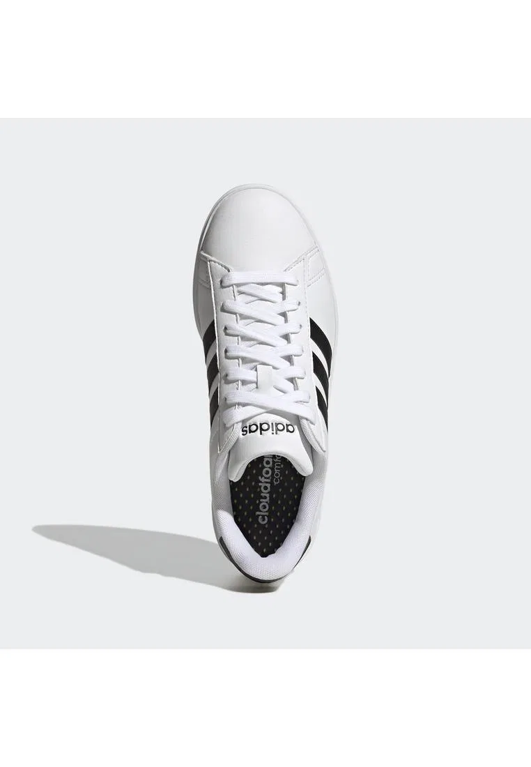 Кроссовки, Lifestyle, Cloudfoam, Grand Court, Adidas, белый — фото 2