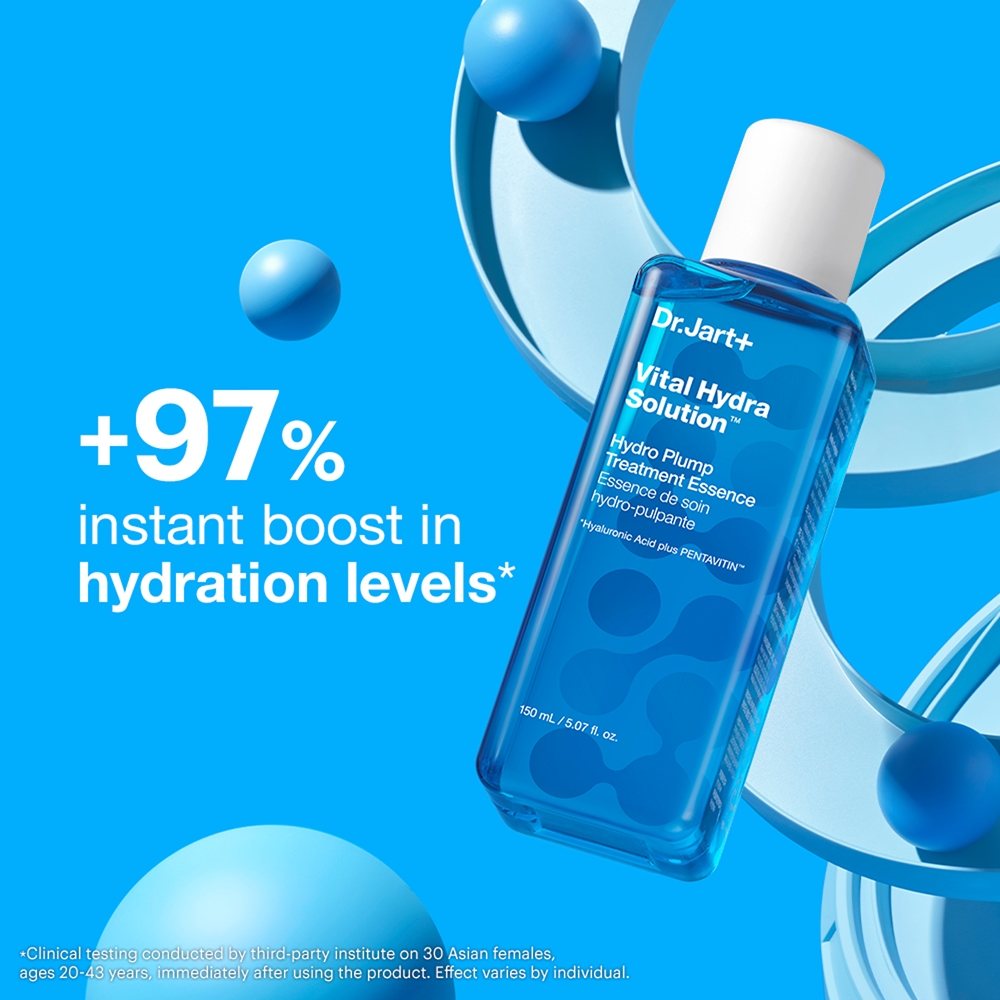 Эссенция Dr. Jart+ — Увлажняющая Vital Hydra Solution Hydro Plump Treatment Essence с гиалуроновой кислотой, 150 мл — фото 3