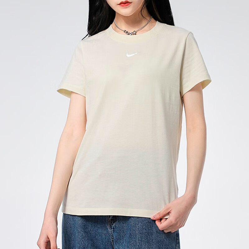 Футболка Nike Sportswear Essential DH4256-113, кремовый — фото 4