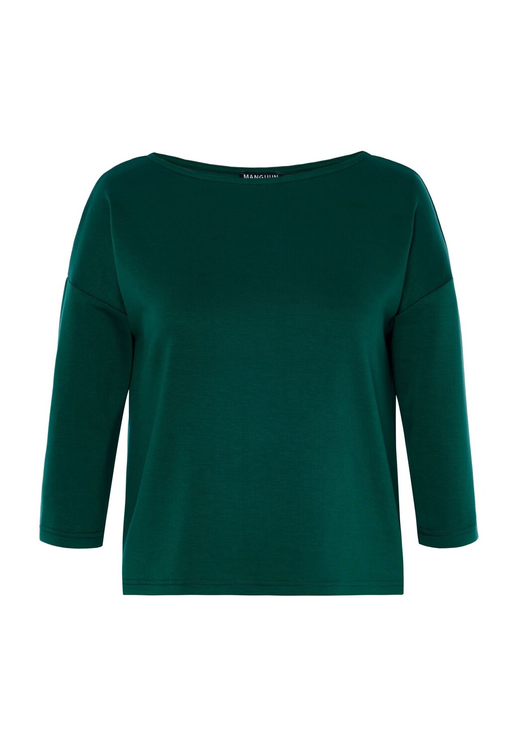 

Рубашка, вырез «лодочка», рукава 3/4, женская MANGUUN collection, цвет Rain Forest