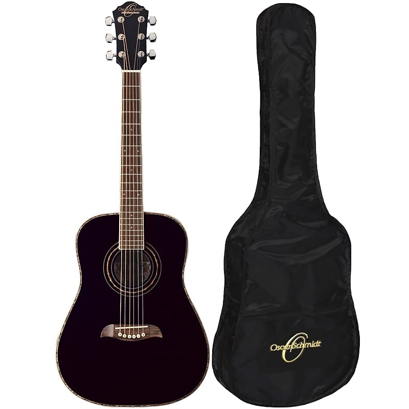 

Акустическая гитара Oscar Schmidt OGHSB 1/2 Size Acoustic Guitar Kit with Gig Bag, Black