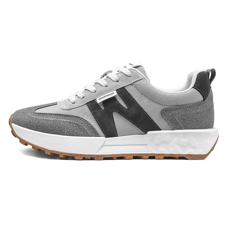 

Нескользящие низкие повседневные туфли, увеличивающие рост, для мужчин WARRIOR, Gray