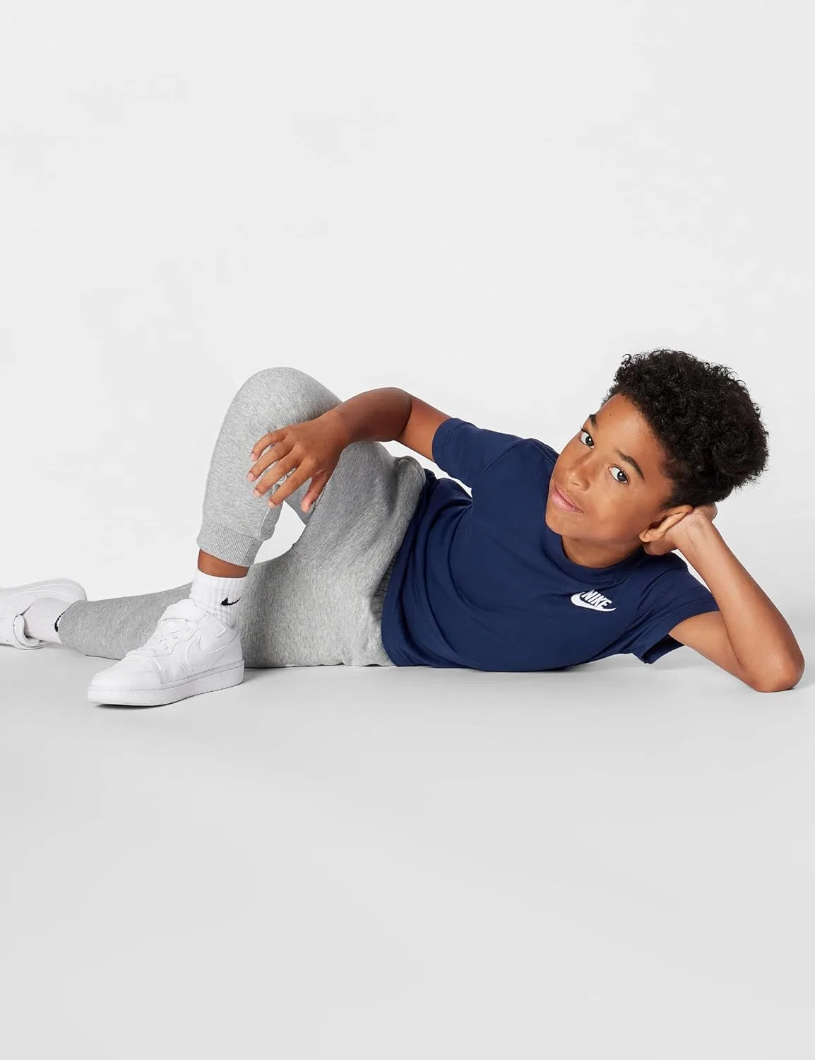 Футболка Nike Kids' Sportswear Club, Midnight Navy — фото 4