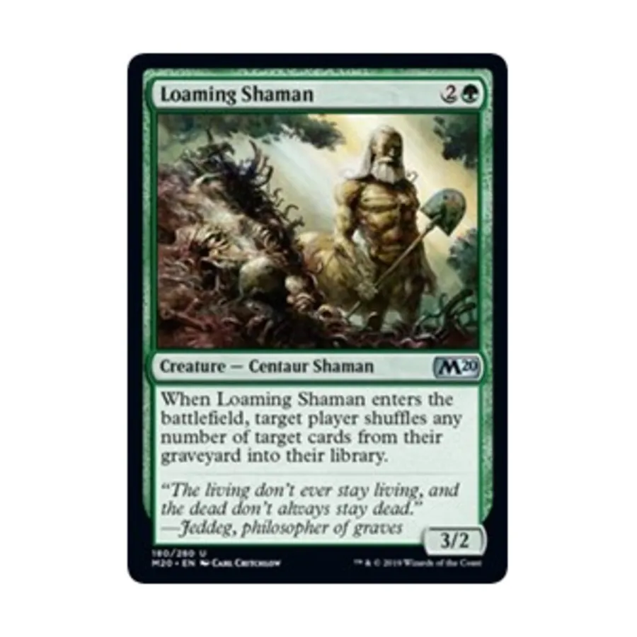 

CCG Лужающий шаман (U), MTG - Core Set 2020