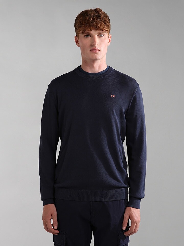 

Пуловер Napapijri Pullover Droz, темно-синий