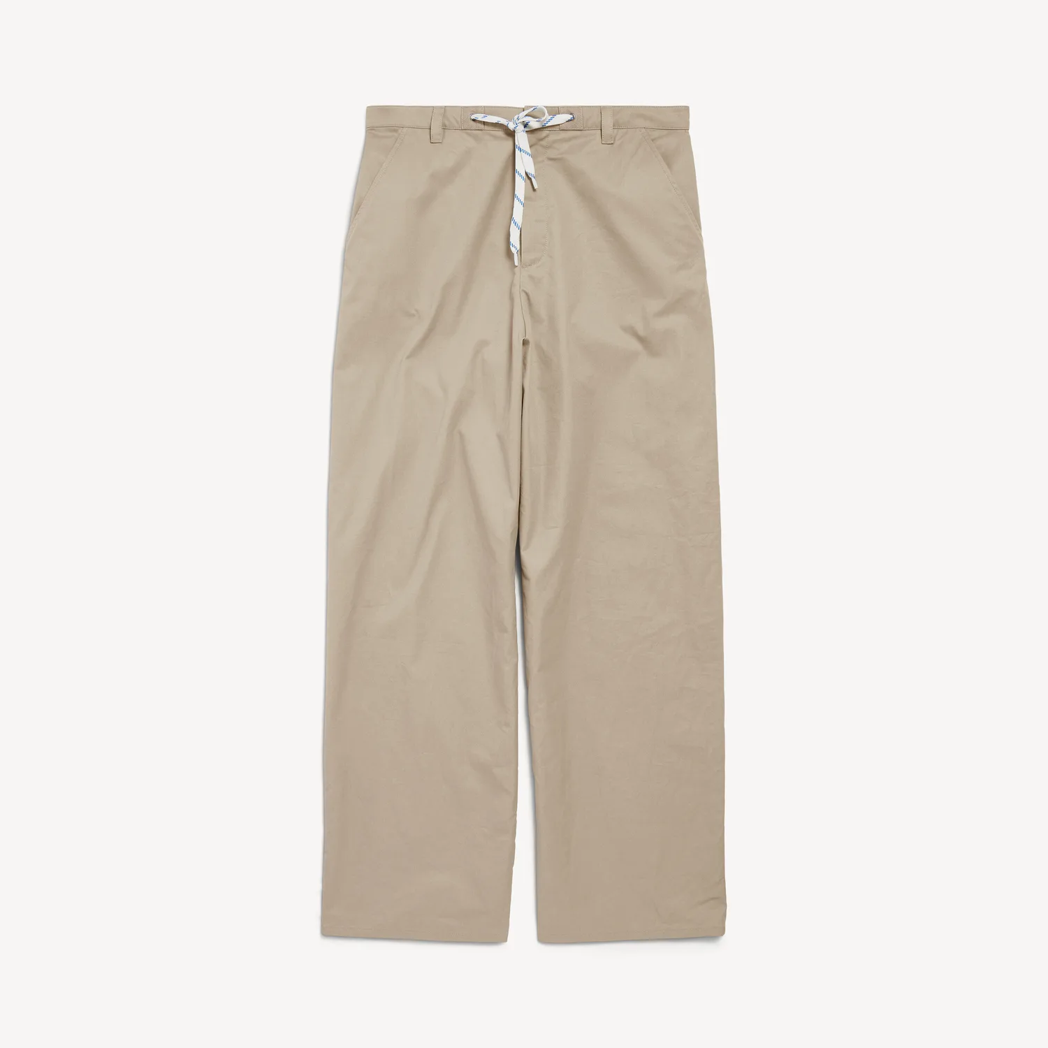 BALENCIAGA Мужские брюки-чиносы бежевого цвета