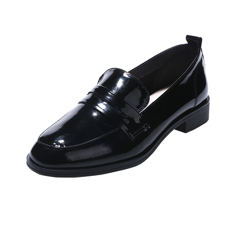 Лоферы женские черные 2,0 см Devanro, Black