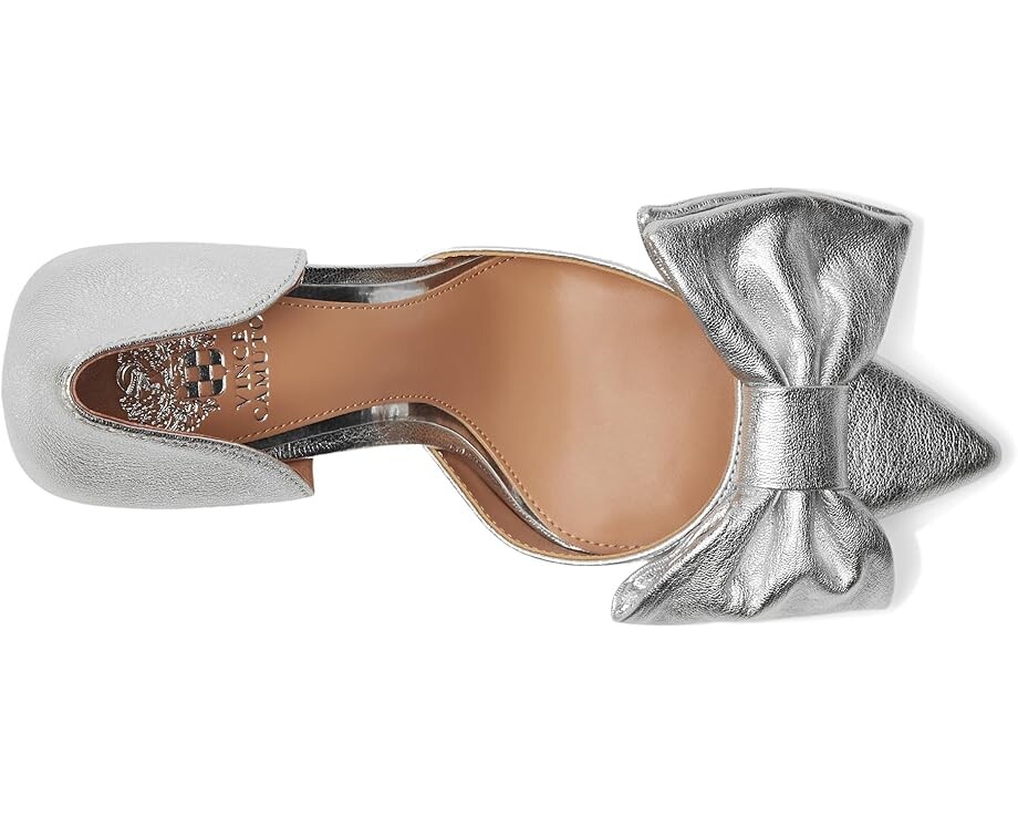 Туфли Vince Camuto Burke Bow Detail Dress Pump, цвет Lux Silver — фото 2