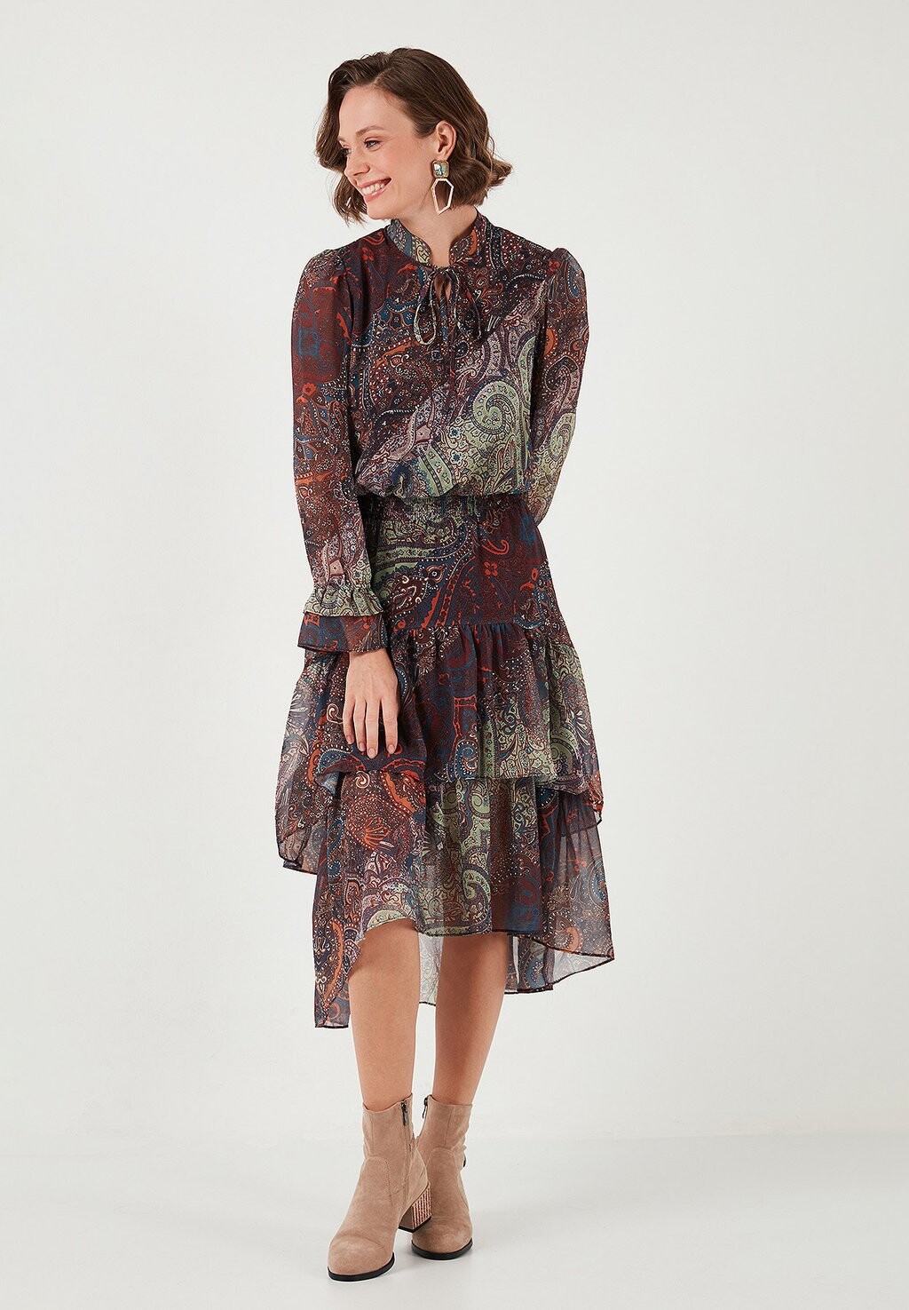 

Повседневное платье REGULAR FIT LELA, коричневый