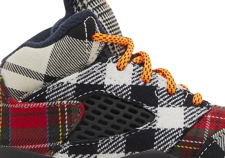 Кроссовки Air Jordan 5 Retro TD 'Plaid', разноцветный — фото 2