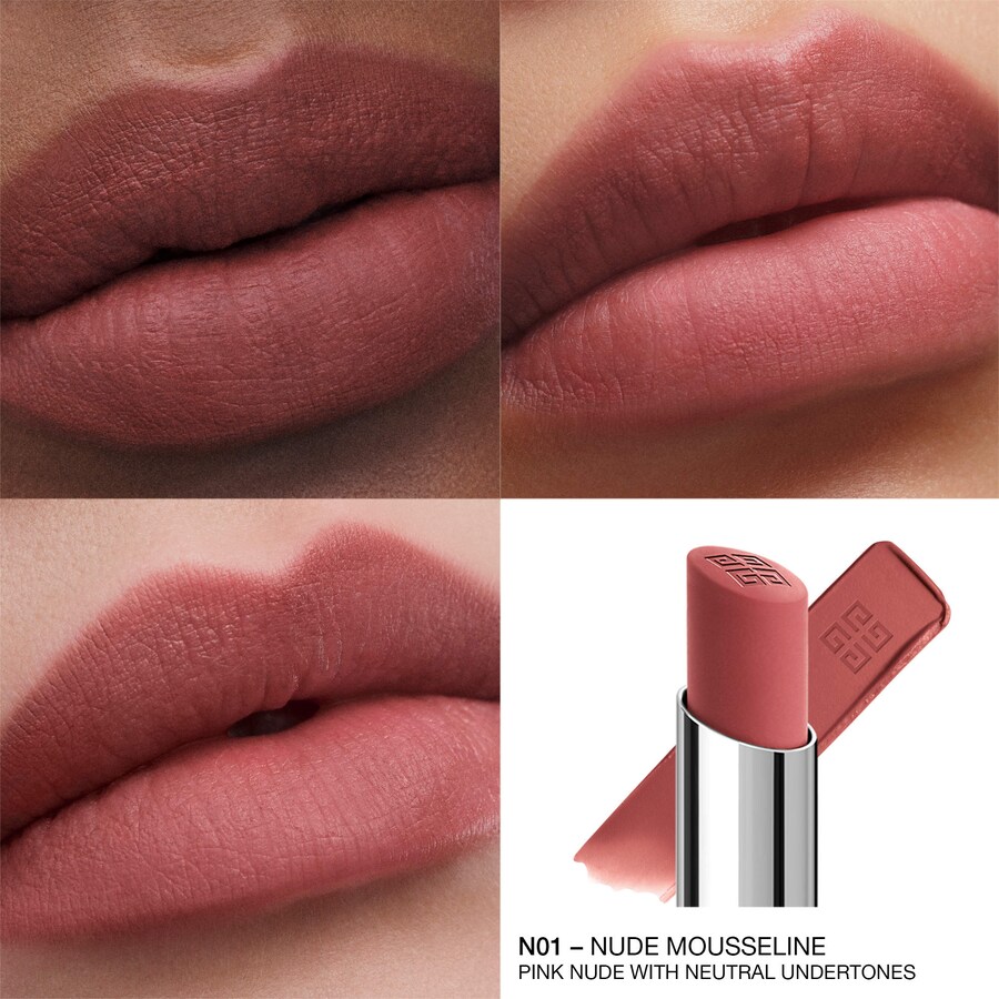 Стойкая матовая помада Le Rouge Velvet Matte Givenchy, 0.1oz/2.3g, N01 Nude Mousseline — фото 2