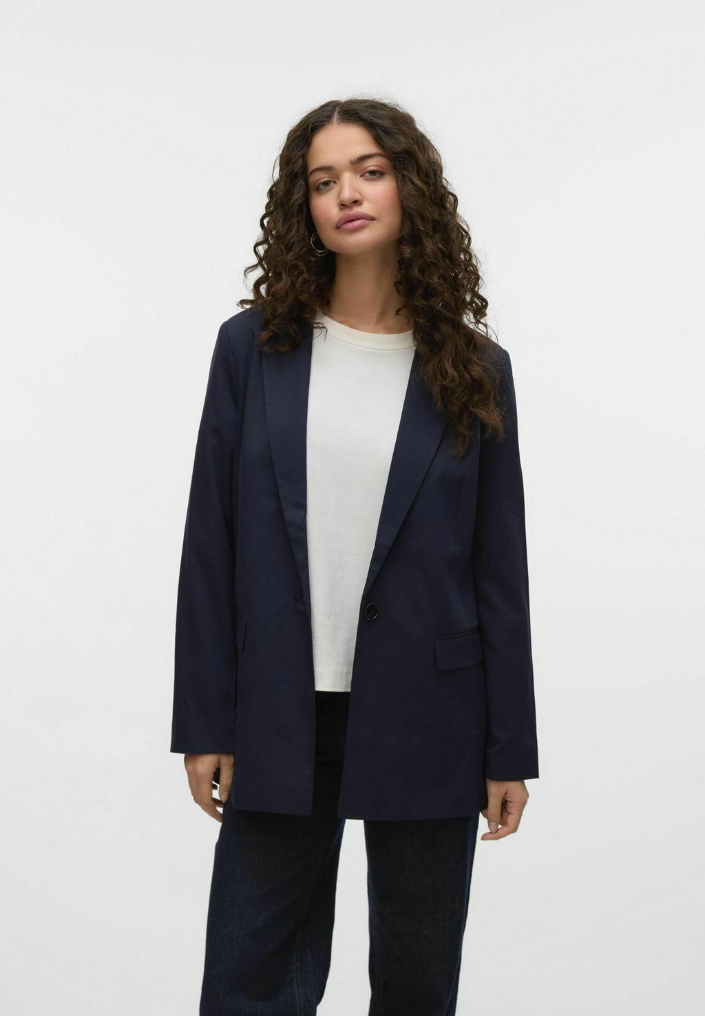 

Блейзер LONG Vero Moda, темно-синий