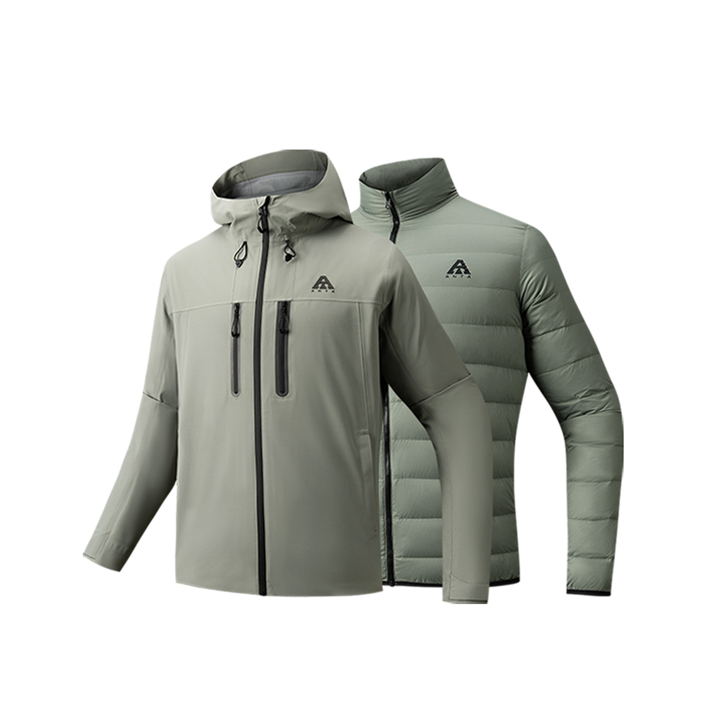 

ANTA Мужская ветровка непромокаемая, Tipsy Green