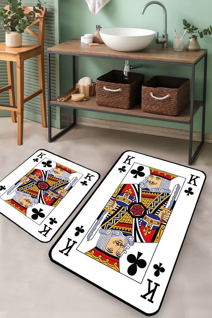

Mijolnir, Karo Playing Card, набор ковриков для ванной (2 шт.), разноцветный, 100 % ПОЛИЭСТЕР, 50 x 60 см, мультиколор
