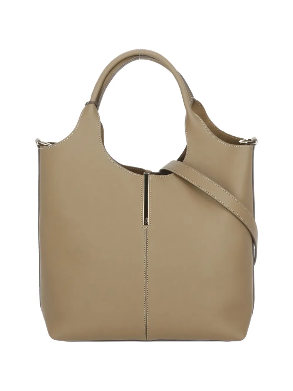 

Мини-сумка Ebr из кожи с верхней ручкой Tod'S, бежевый