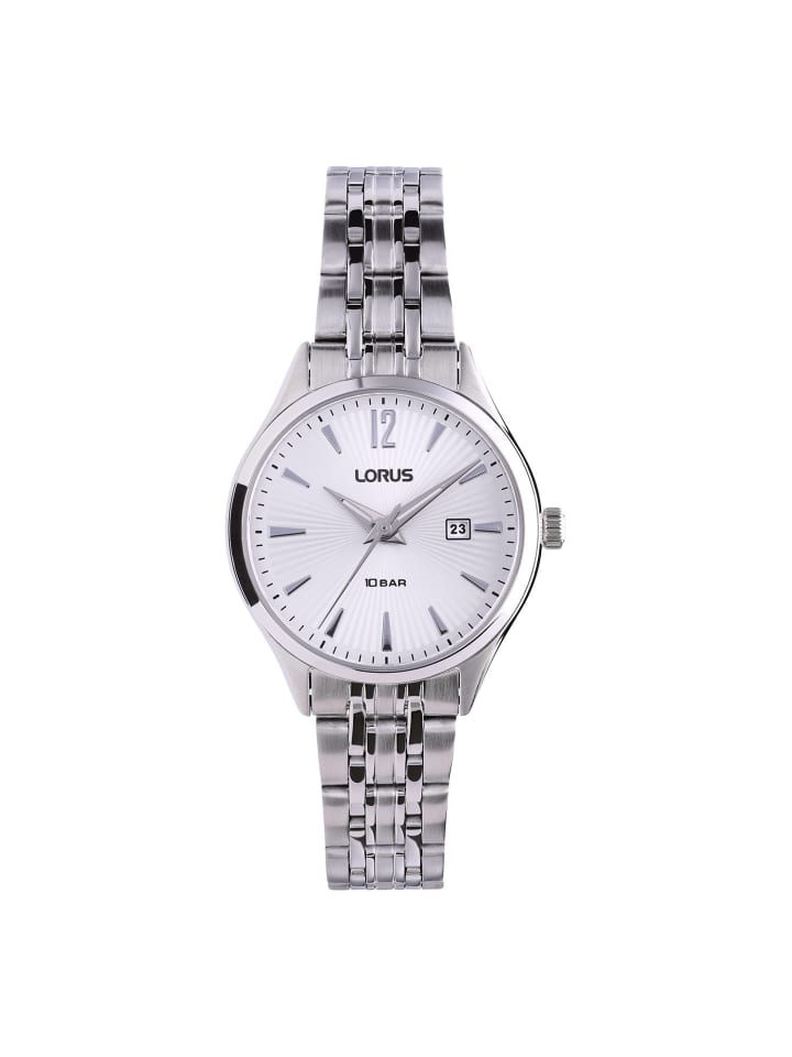 

Кварцевые часы Lorus из серебристой стали