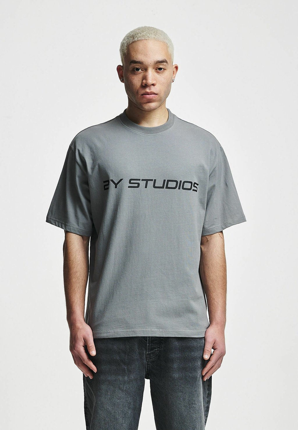 

Футболка с принтом Logo 2Y Studios, цвет washed grey