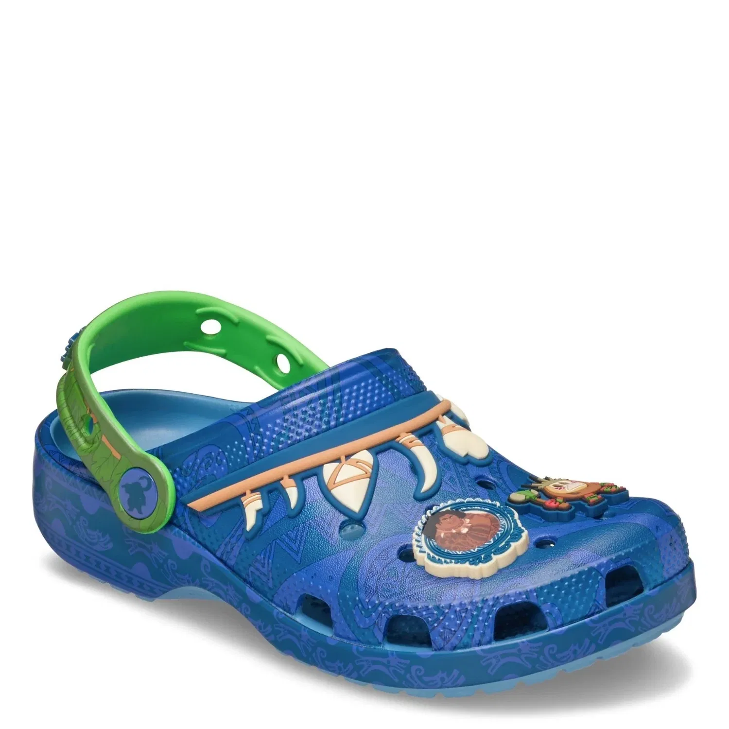 Crocs Disney Moana Maui Classic 211198-90H Clog Blue Slip On Shoes JAX478 — фото 2