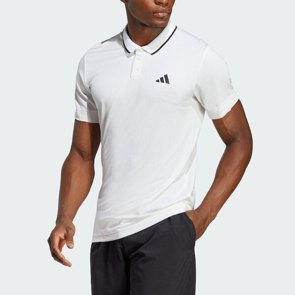 Футболка adidas Tennis Freelift Polo Shirt 'White', белый — фото 2