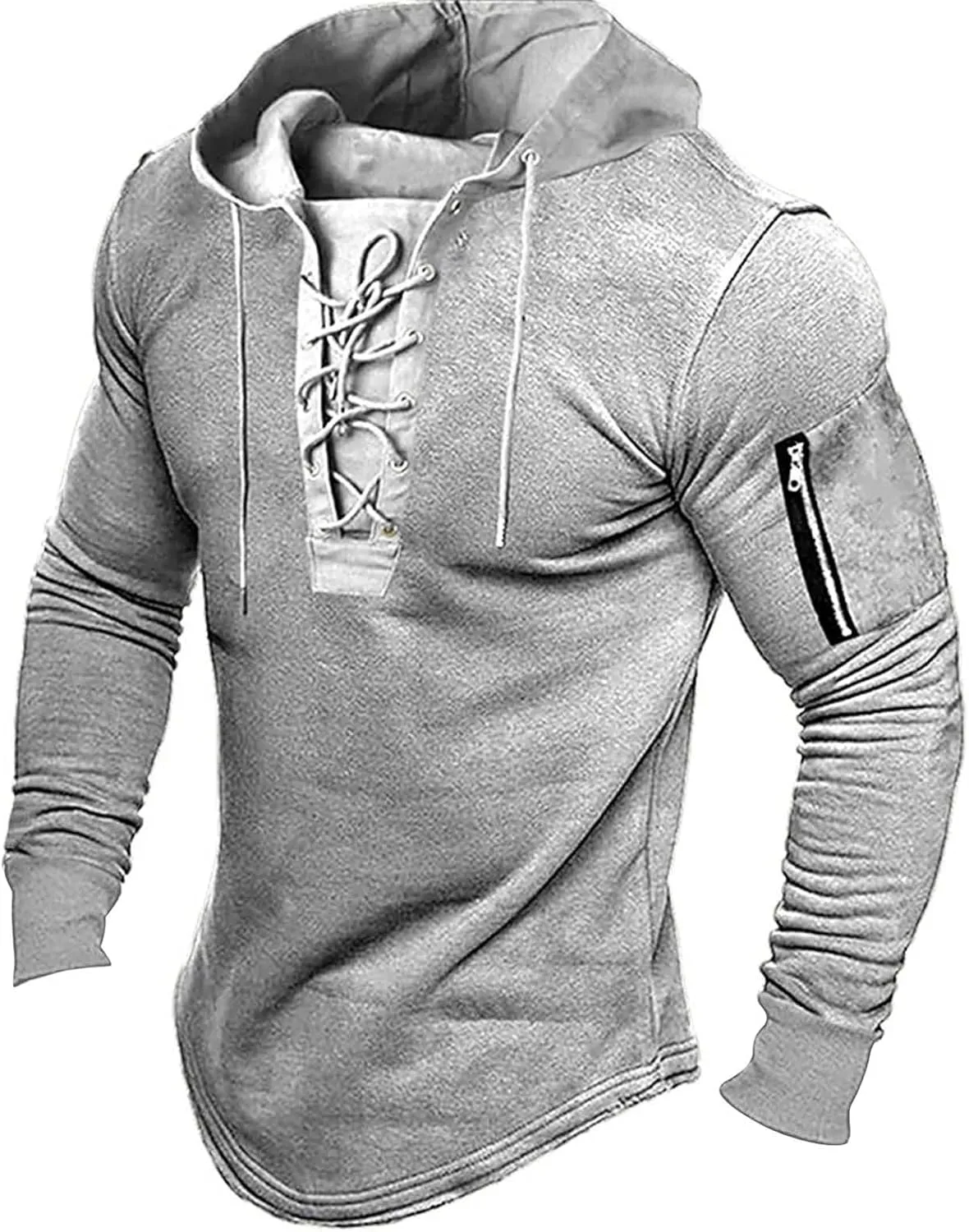 

Мужская тактическая толстовка с капюшоном и шнуровкой QWENTMTNTY